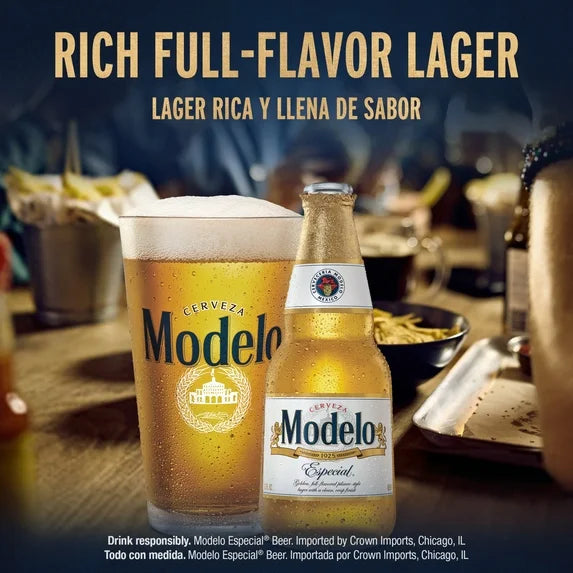 Modelo Especial Mexican Lager Beer - 12 Pack (12 fl oz Bottles)