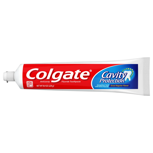 Colgate Cavity Protection Toothpaste - Great Regular Flavor (8.0 oz)