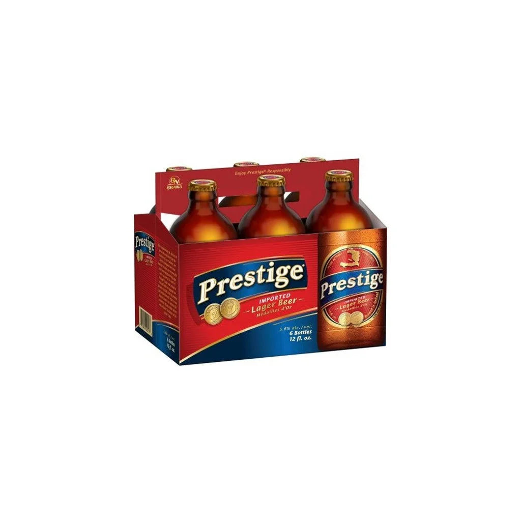 Prestige Lager Beer - 6 Pack (12 fl oz Bottles)