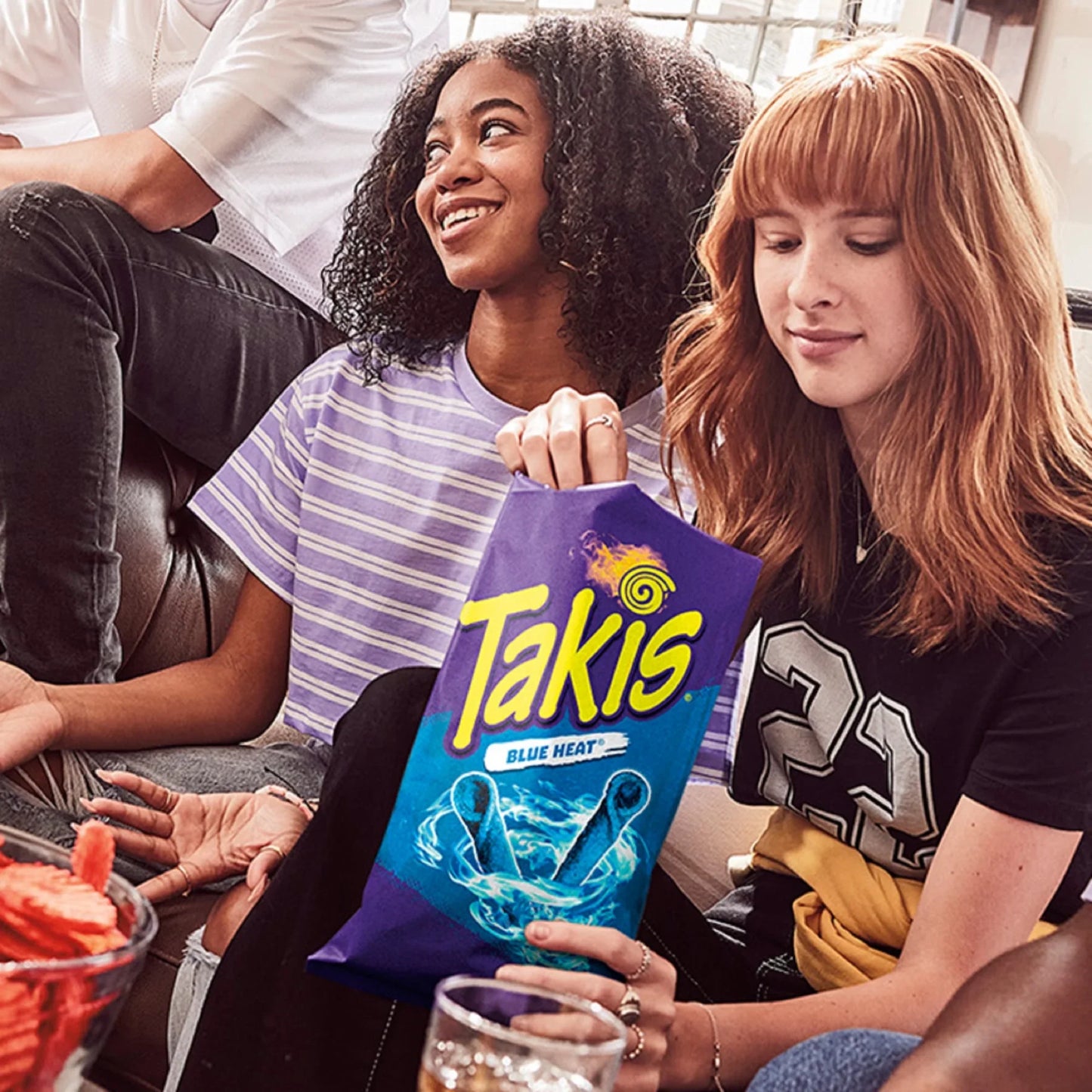 Takis Blue Heat Rolled Tortilla Chips (9.9 oz - Hot Chili Pepper)