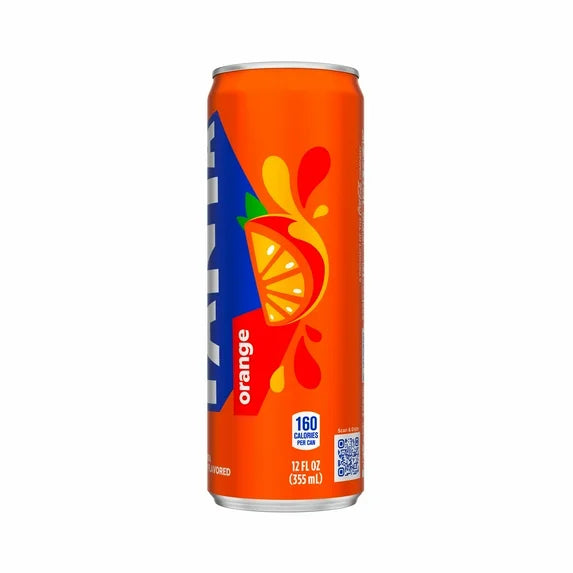 Fanta Orange Soda (12 fl oz Can)
