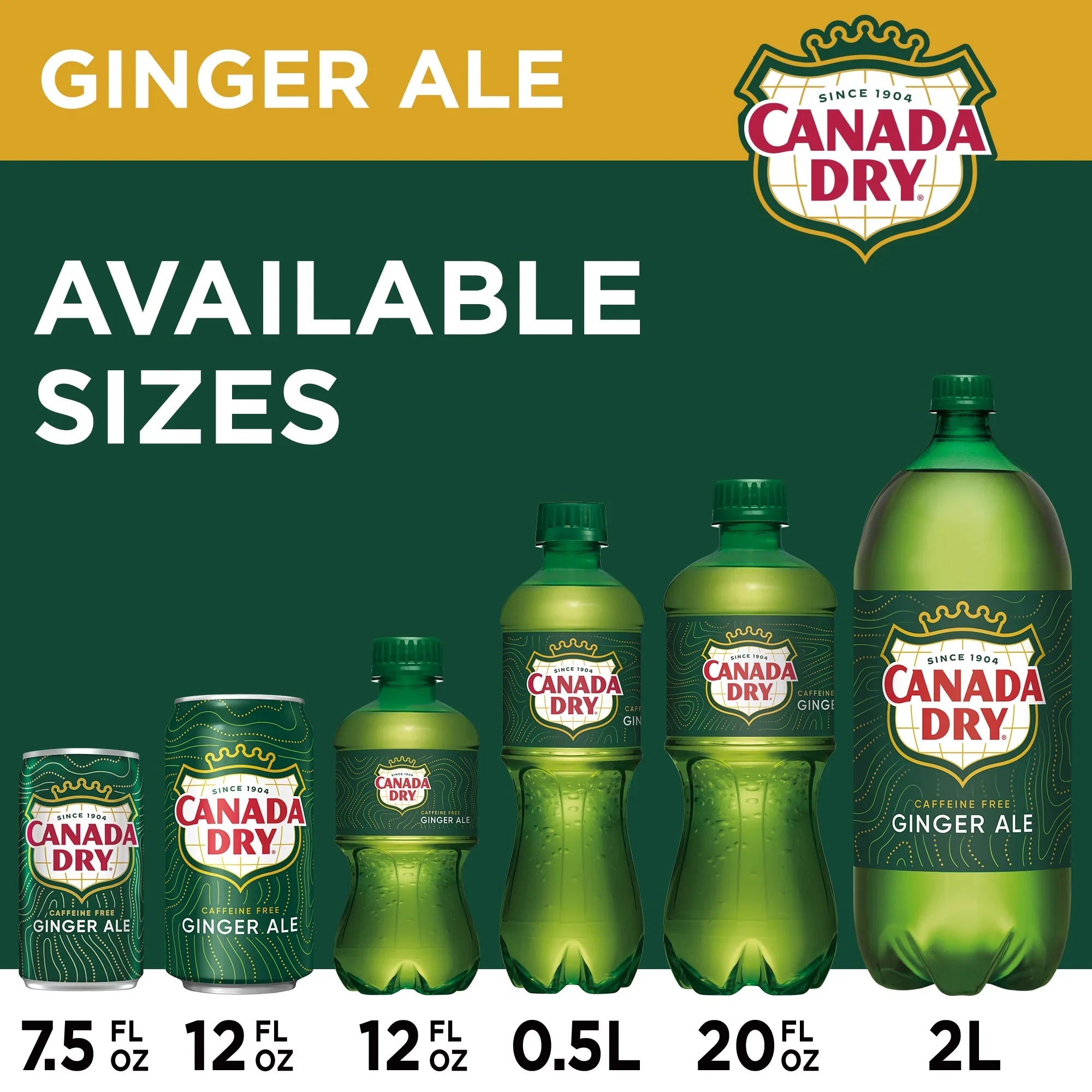Canada Dry Ginger Ale (2 Liter Bottle)