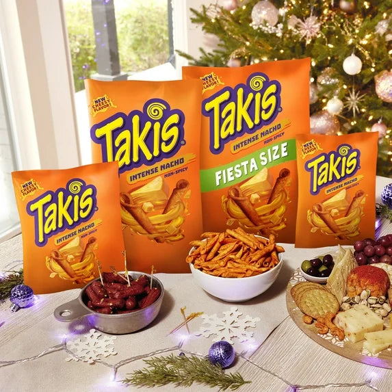 Takis Intense Nacho Rolled Tortilla Chips (Cheese Flavor - Non-Spicy)