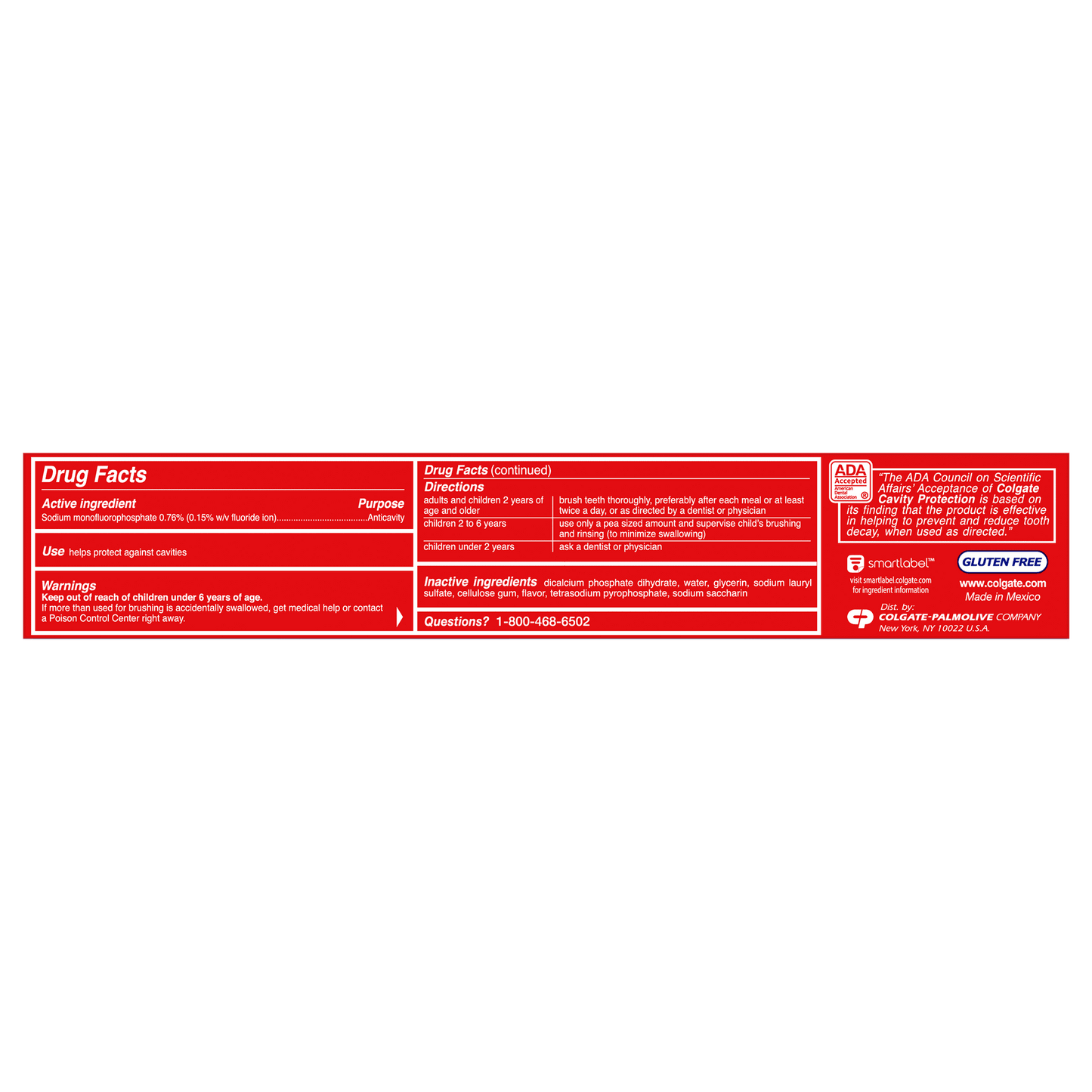 Colgate Cavity Protection Toothpaste - Great Regular Flavor (8.0 oz)