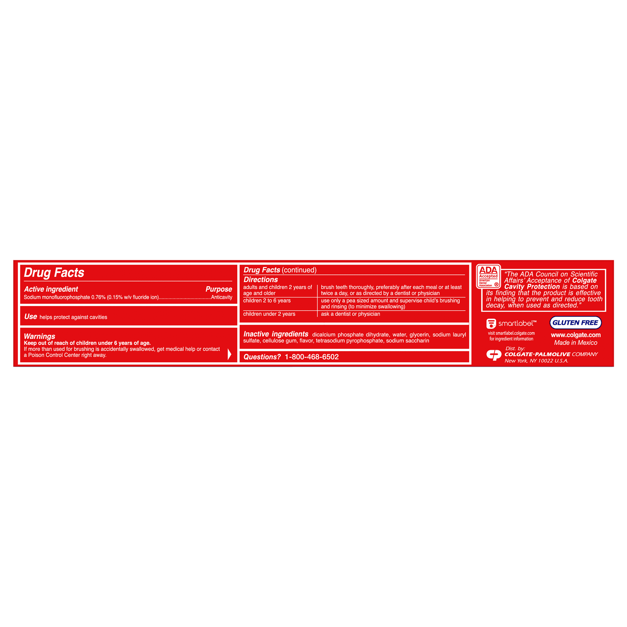 Colgate Cavity Protection Toothpaste - Great Regular Flavor (8.0 oz)