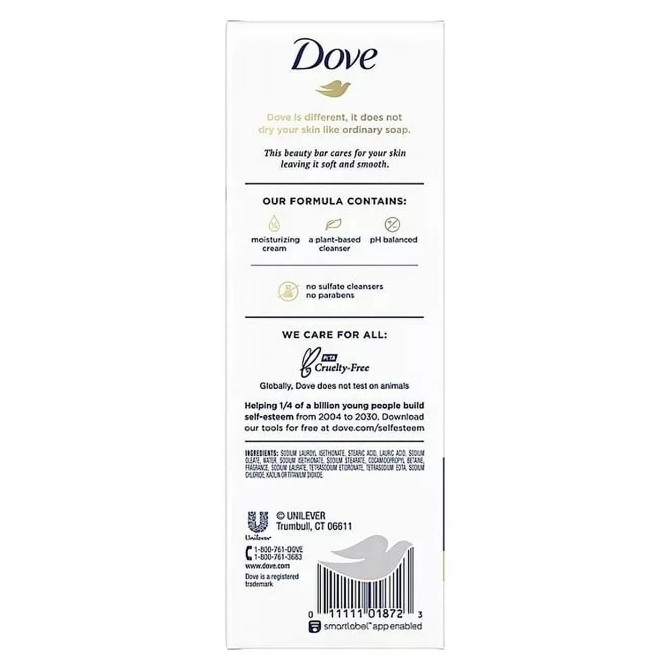 Dove White Beauty Bar - Deep Moisture (3.75 oz Single Bar)