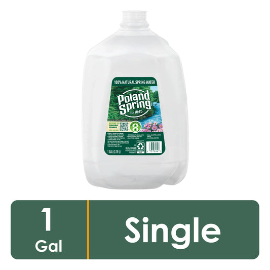 Poland Spring 100% Natural Spring Water (1 Gallon Jug)