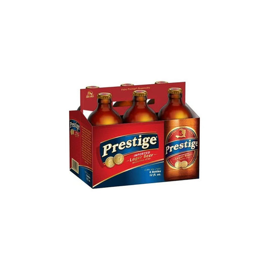 Prestige Lager Beer - 6 Pack (12 fl oz Bottles)