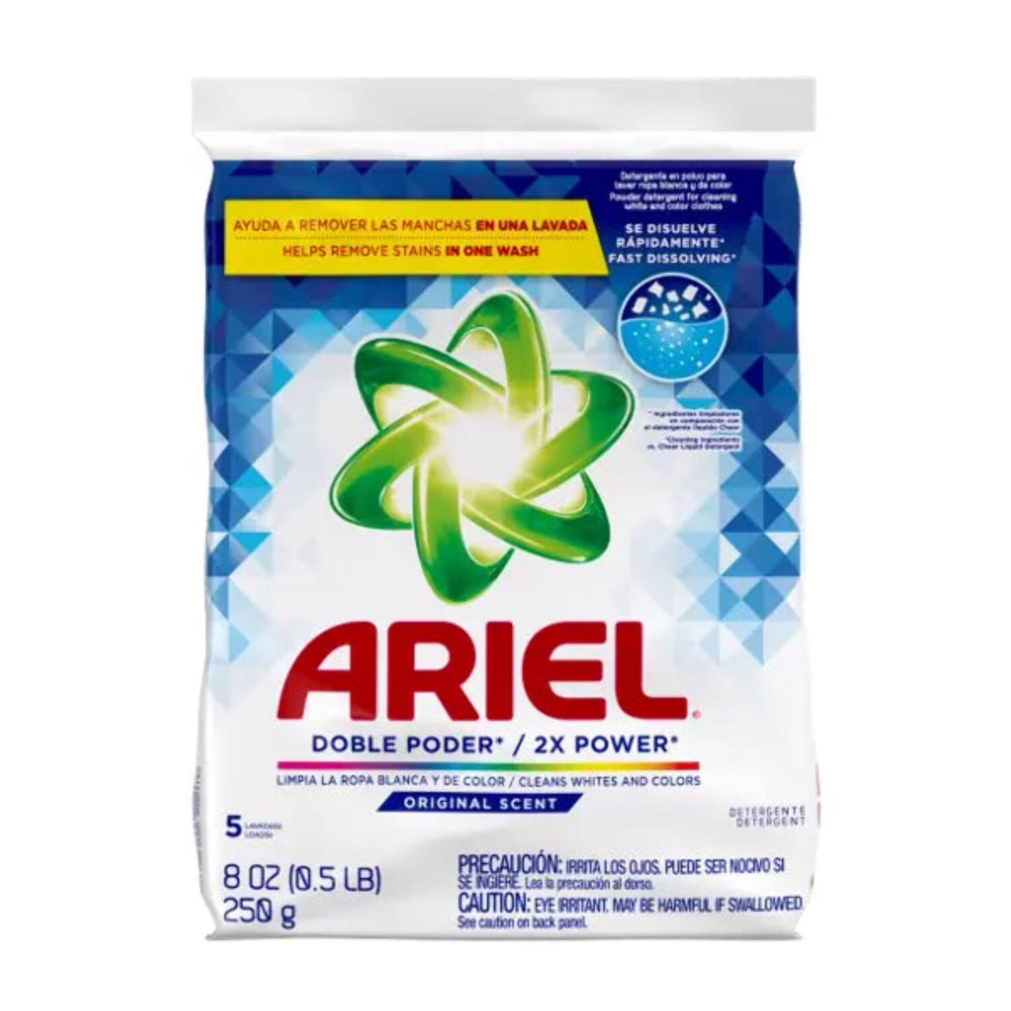 Ariel Powder Laundry Detergent, Regular Scent - 250g (8.82 oz)
