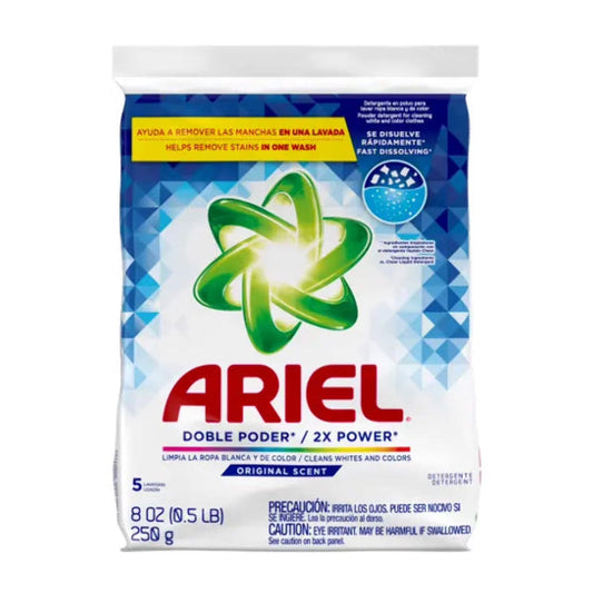 Ariel Powder Laundry Detergent, Regular Scent - 250g (8.82 oz)