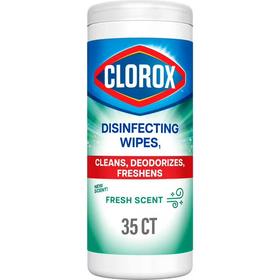 Clorox Disinfecting Wipes, Fresh Scent - 35 Count