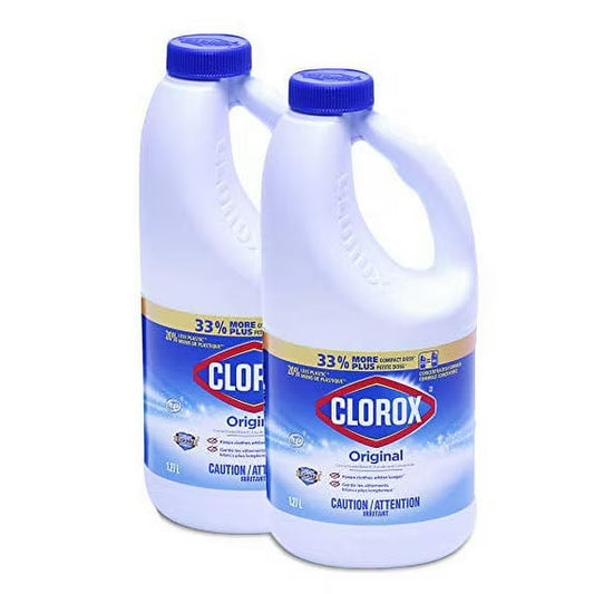 Clorox Regular Bleach, Original Scent - 2 Liters (67.6 fl oz)