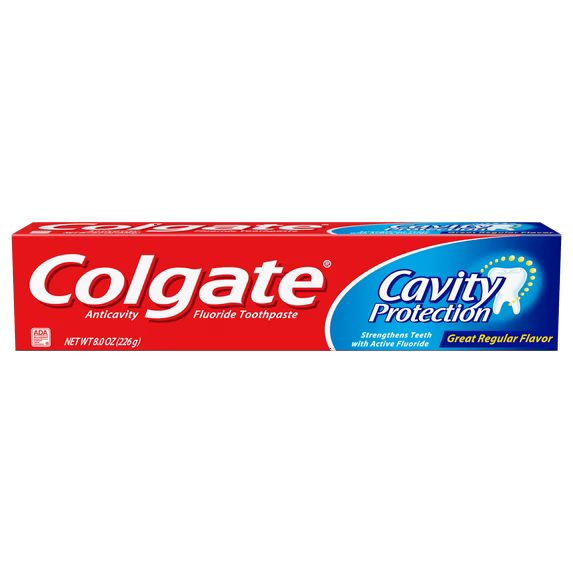 Colgate Cavity Protection Toothpaste - Great Regular Flavor (8.0 oz)