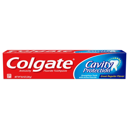 Colgate Cavity Protection Toothpaste - Great Regular Flavor (8.0 oz)