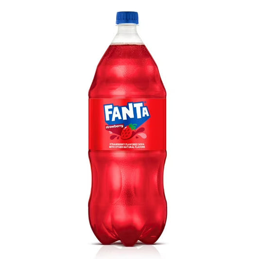 Fanta Strawberry Soda (2 Liter Bottle)