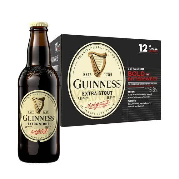 Guinness Extra Stout - 11.2 fl oz Bottle