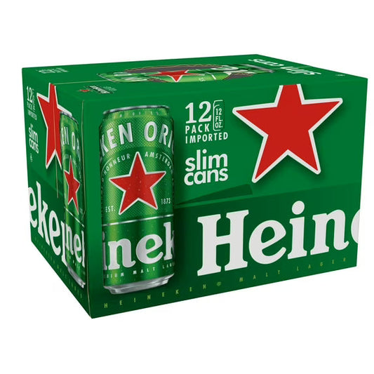 Heineken Original Lager Beer - 12 Pack (12 fl oz Cans) 144.00 FL OZ