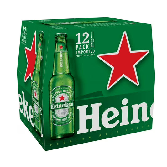 Heineken Original Lager Beer - 12 Pack (12 fl oz Bottles)