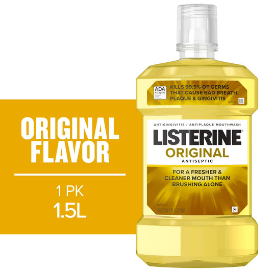 Original Listerine Antiseptic Mouthwash (500ml)