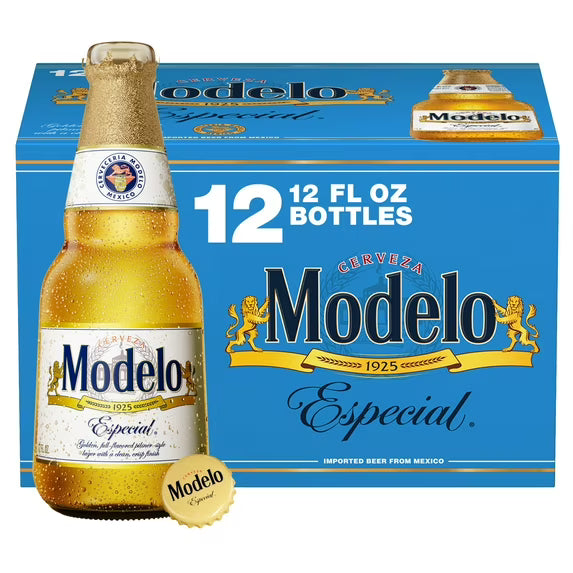 Modelo Especial Mexican Lager Beer - 12 Pack (12 fl oz Bottles)
