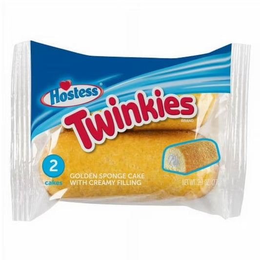 Hostess Twinkies Golden Sponge Cakes (Creamy Filling) 2.70 oz