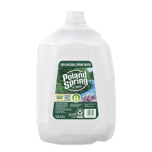 Poland Spring 100% Natural Spring Water (1 Gallon Jug)
