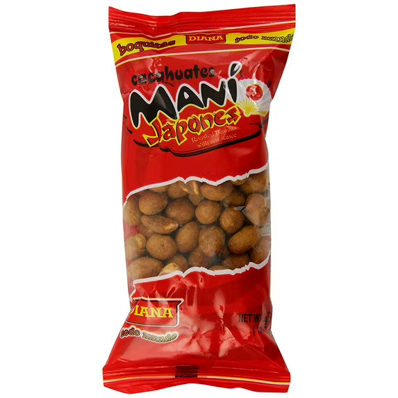 Diana Roasted Peanuts with Soy Sauce (Maní Japonés) 4.6 oz