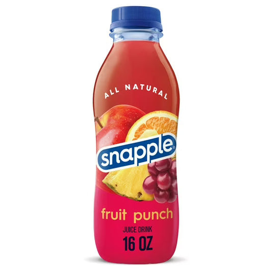 Snapple Fruit Punch Juice Drink (16 fl oz Bottle)