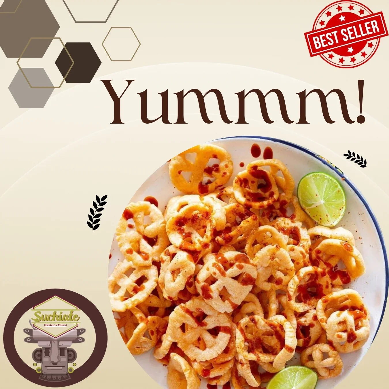 Nicomex Chicharron de Harina (Wheat Flour Snack / Duros) 1.5oz