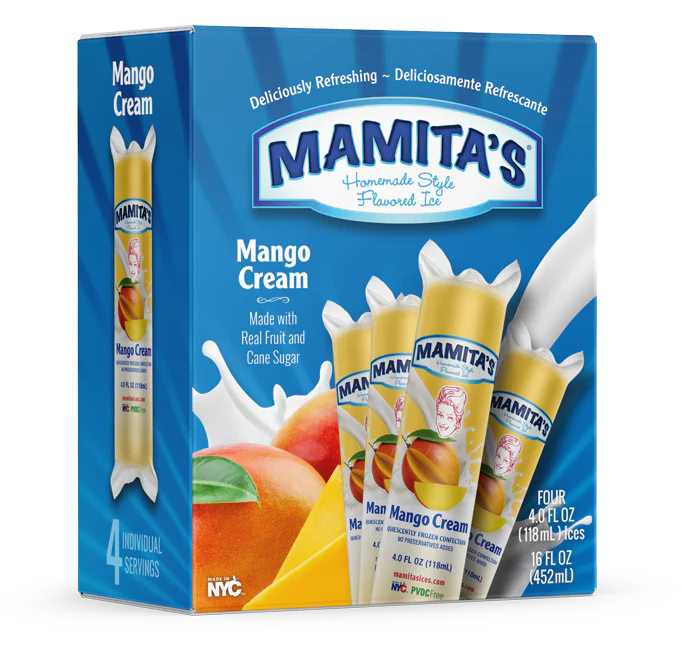 Mamita's Mango Cream Ice Bar (Mango con Crema) 4oz