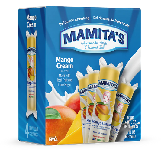 Mamita's Mango Cream Ice Bar (Mango con Crema) 4oz