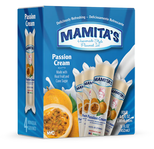 Mamita's Passion Fruit Cream Ice Bar (Maracuyá Cream) 4 oz